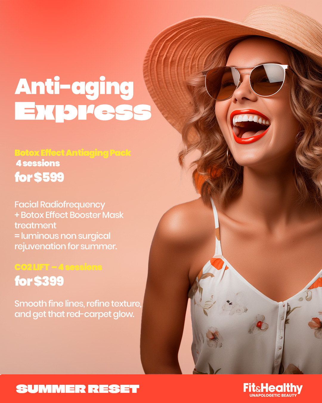 Anti-Aging Express: your summer glow starts here!