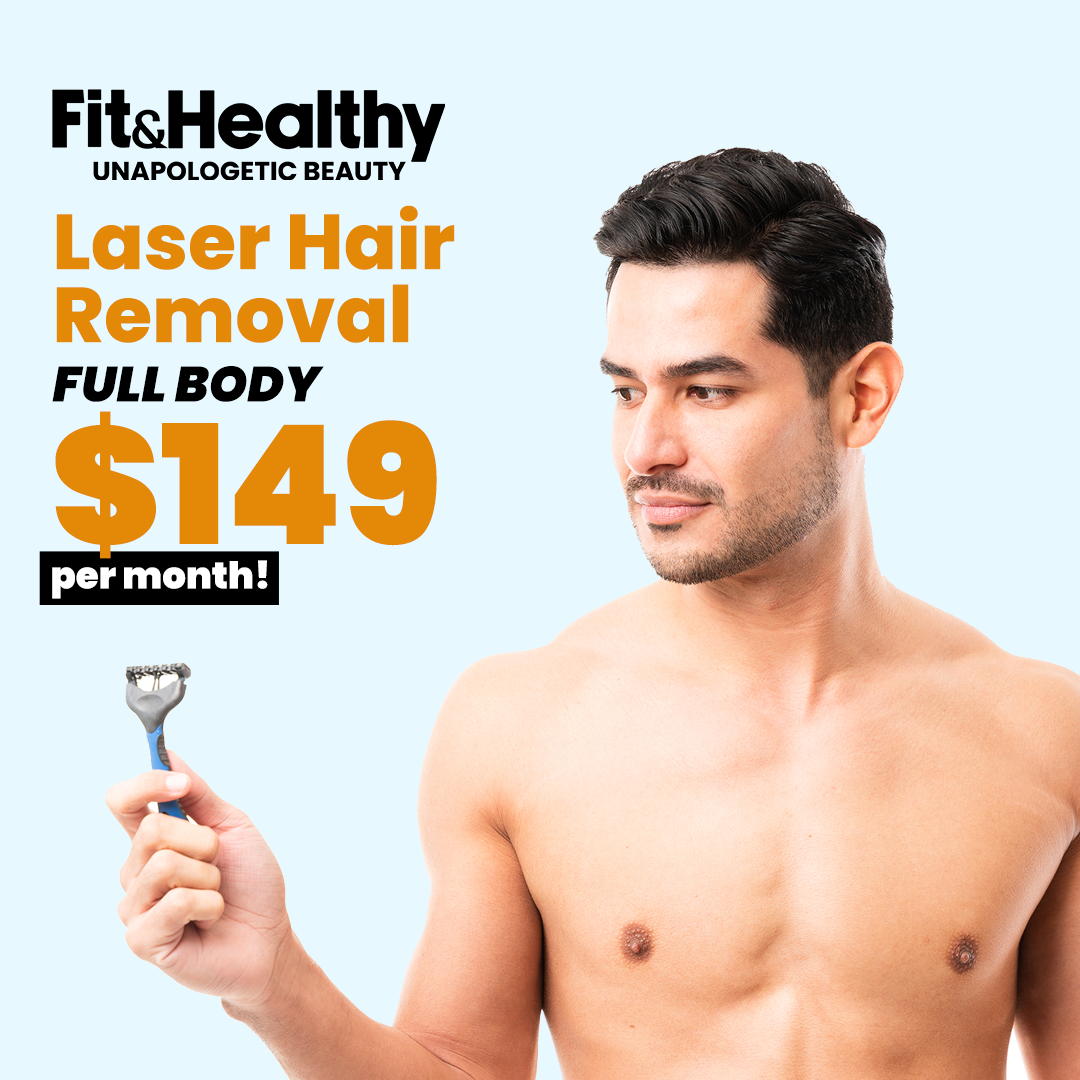 Full Body Laser Hair Removal for Men – Just $149/Month